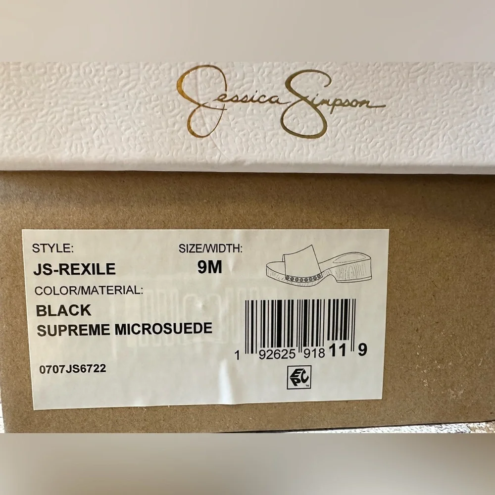 Jessica Simpson Wooden Platform Sandals - NIB